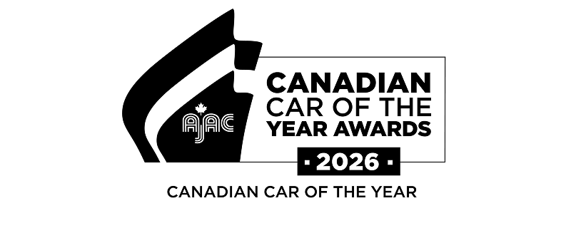 The 2026 AJAC Canadian Car of the Year award logo is shown.