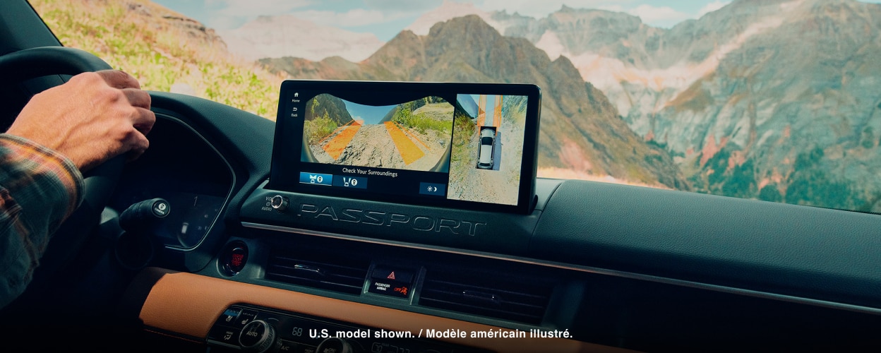 Interior image of a Passport cabing showing display.