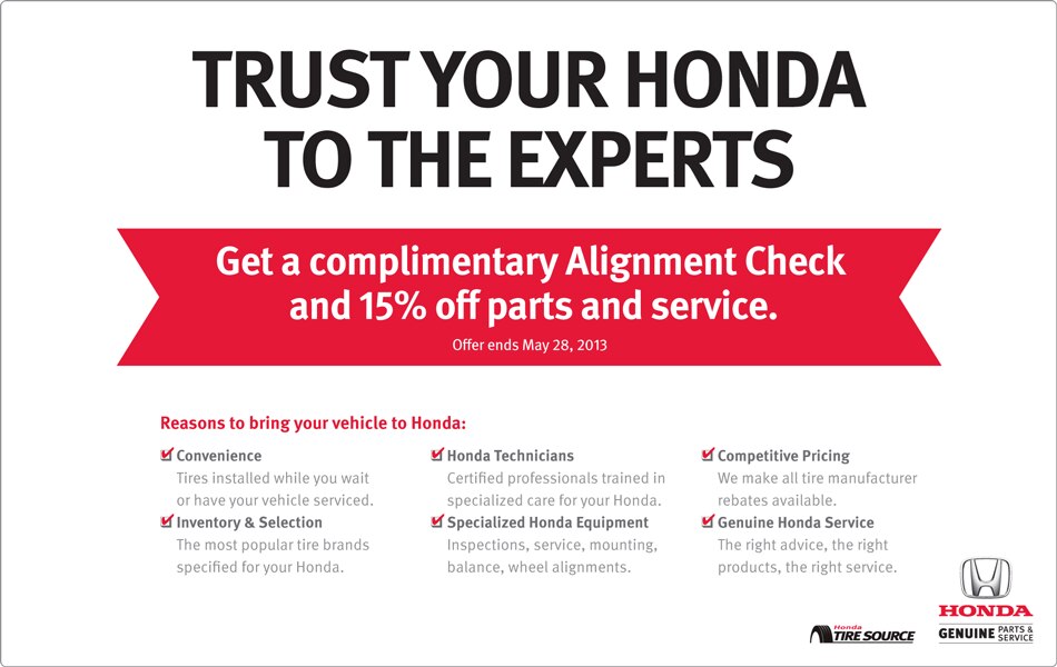 Honda maintenance discount coupons
