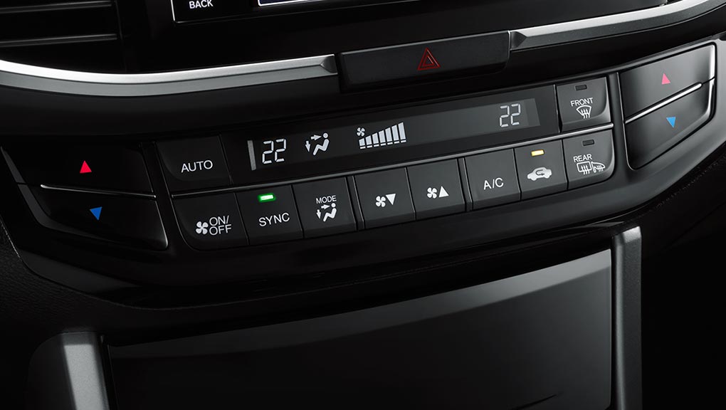 Honda dual zone automatic climate control system