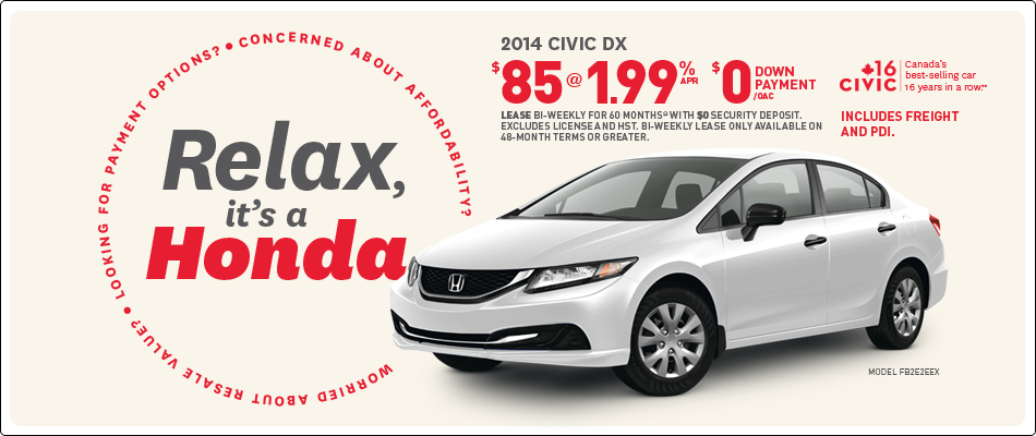 Honda canada special deals #7